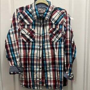 Legendary Whitetails Blue Plaid Shirt